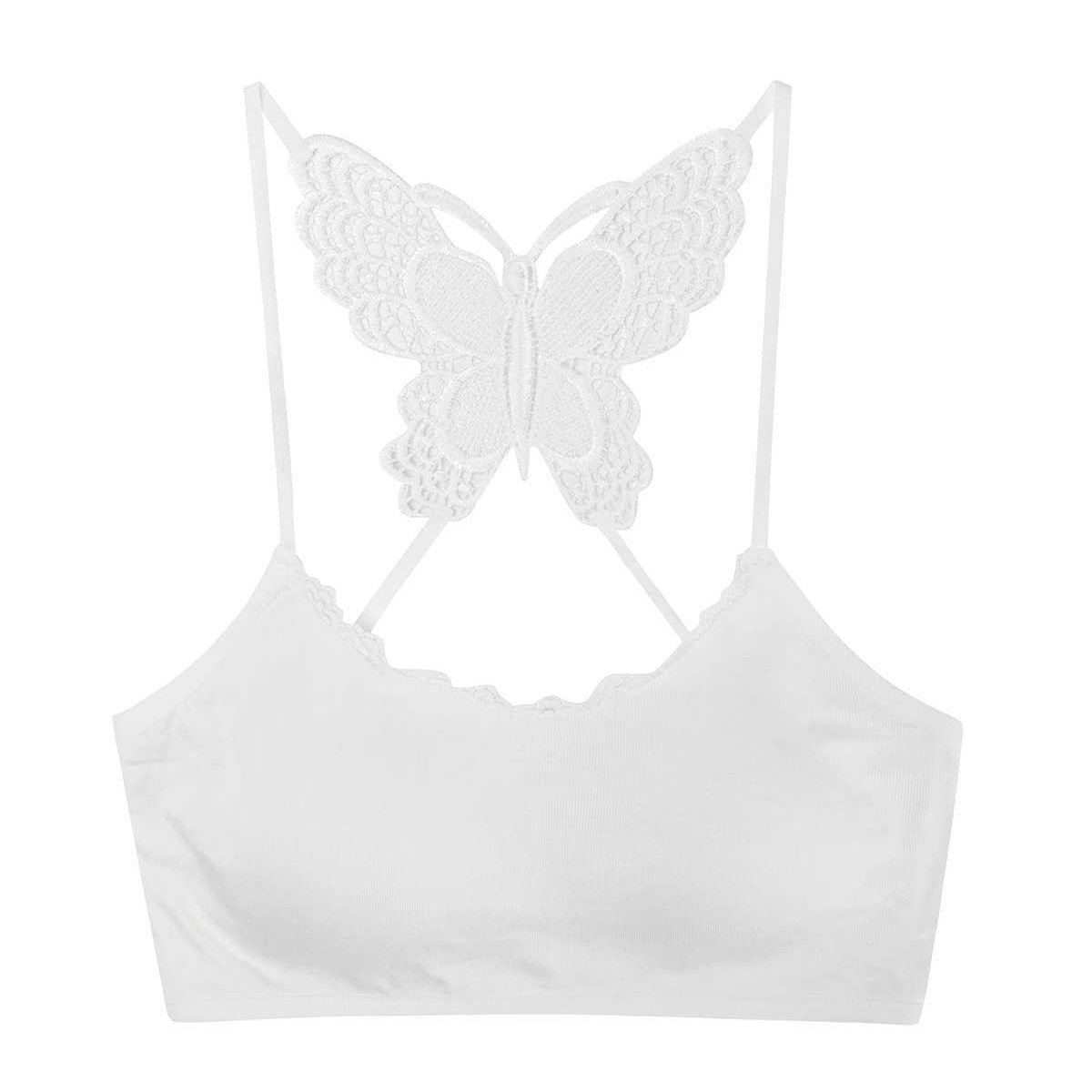 Lace Sexy Little Suspenders Butterfly Beautiful Back Wrapped Chest Tanks Camis