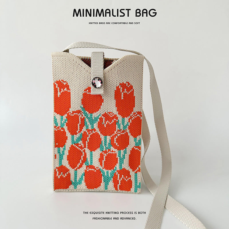 Women's Cute Black White Panda Mini Korean Purses