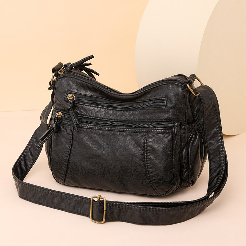 Women's Simple Large Capacity Lady Soft Surface Fashion Bags