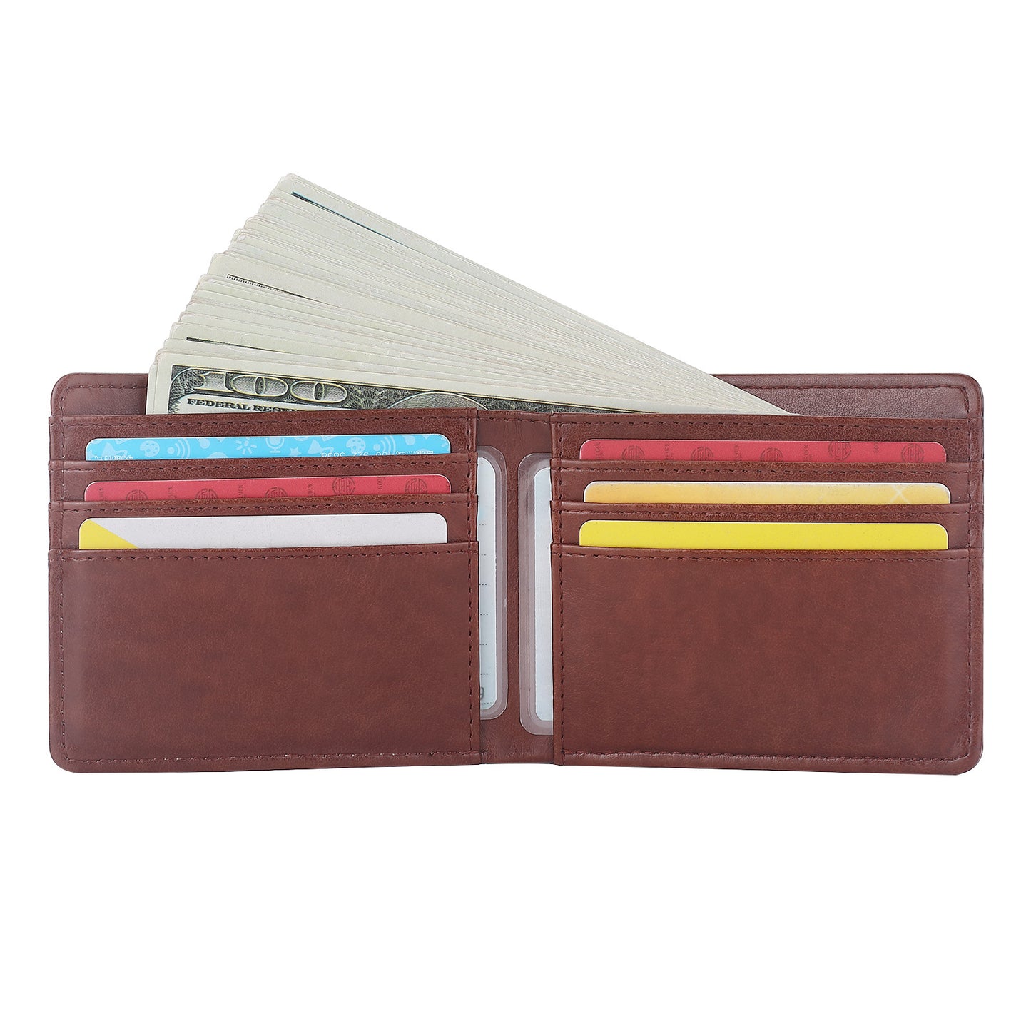 Men's Folding Large Capacity Multiple Slots Retro Men's Wallets
