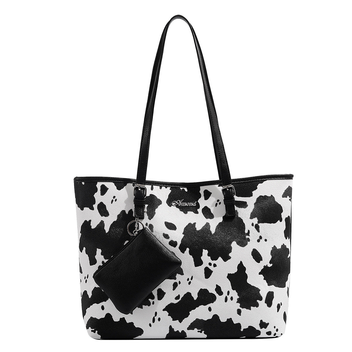 Women's Printed Cow Mother Fashion Inclusive Large Shoulder Bags