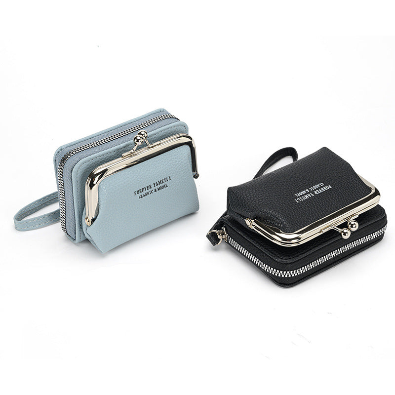 Women's Simple Short Thin Cute Niche Coin Purses