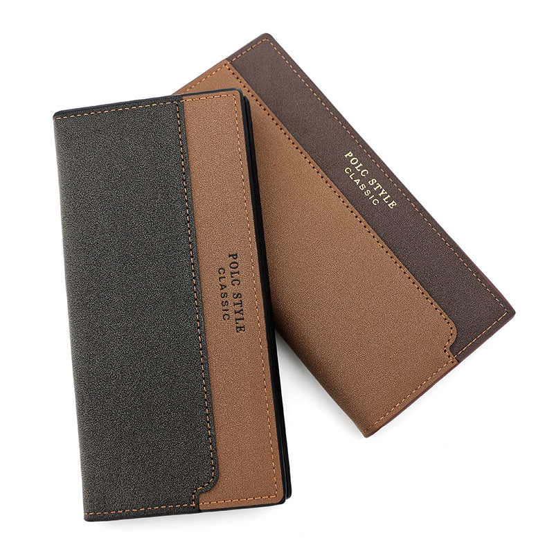 Men's Fashion Embossing Clutch Large Capacity Multiple Slots Men's Wallet