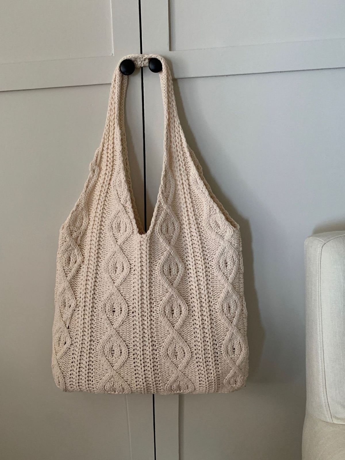 Women's Retro Knitted Handmade Wool Woven Shopping Women's Shoulder Bag