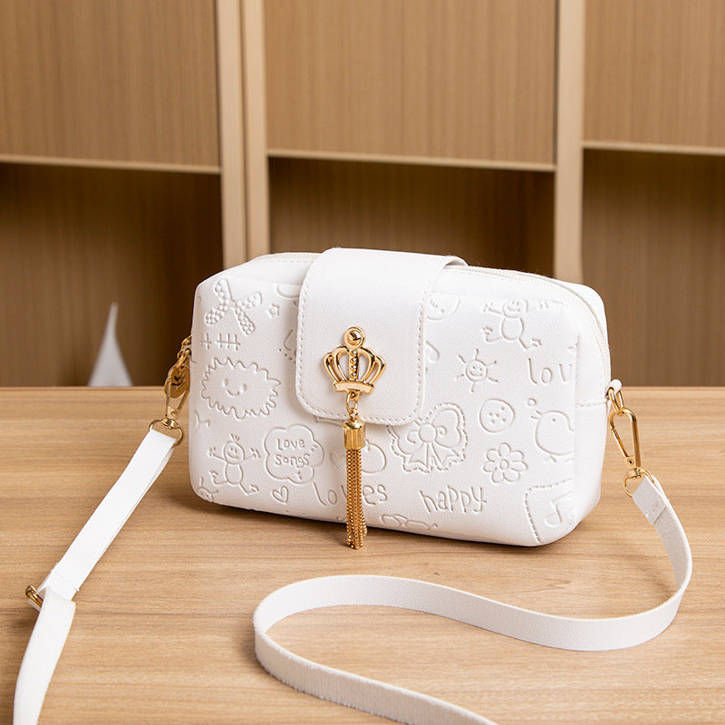 Classy Embossed Quantity Discount Korean Style Bags
