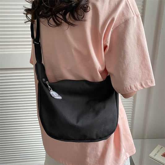 Plaid Female Dumpling Idle Style College Shoulder Bags