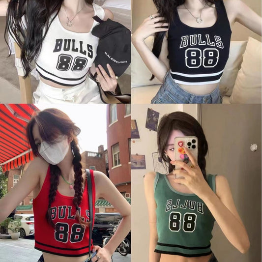 Women's Vest With Chest Pad Fixed Cup Sleeveless Tanks Camis