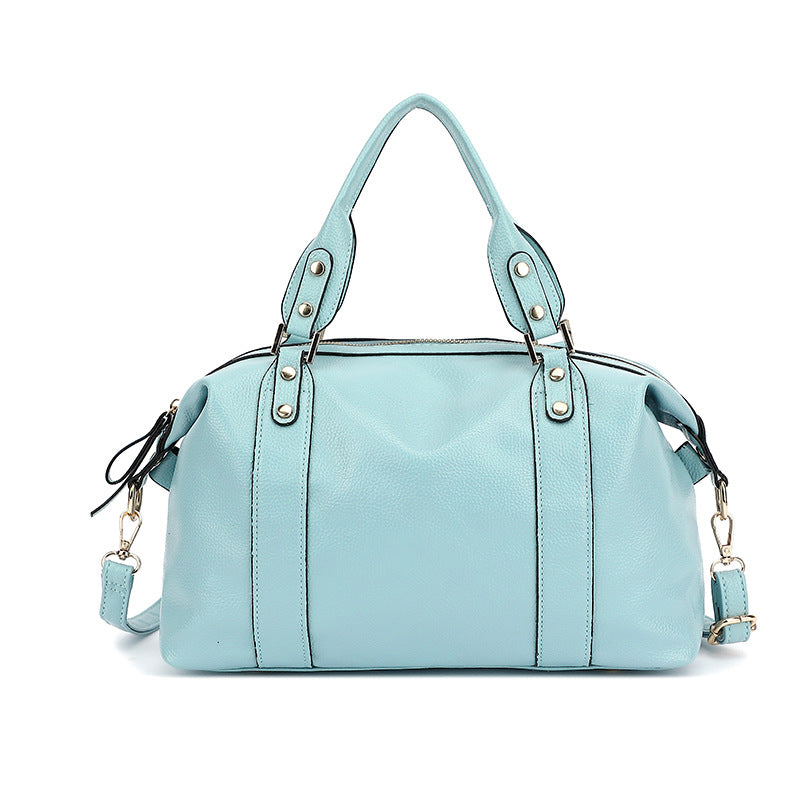 Women's Trendy Fashion Boston Portable Pillow Women's Shoulder Bag