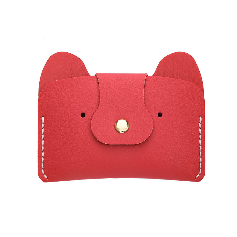 Creative Handmade Simple Compact Animal Cute Card Holder