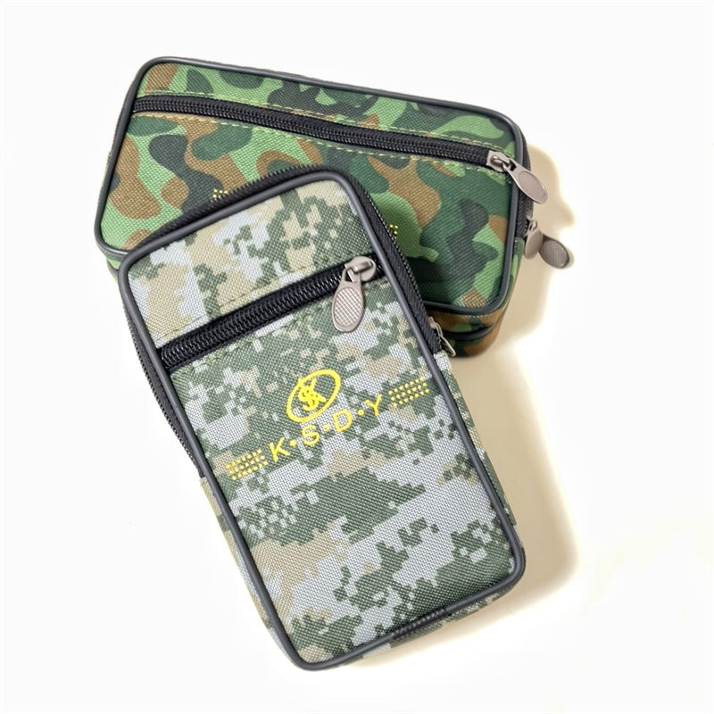 Men's Large Mobile Construction Site Hanging Camouflage Men's Waist Packs