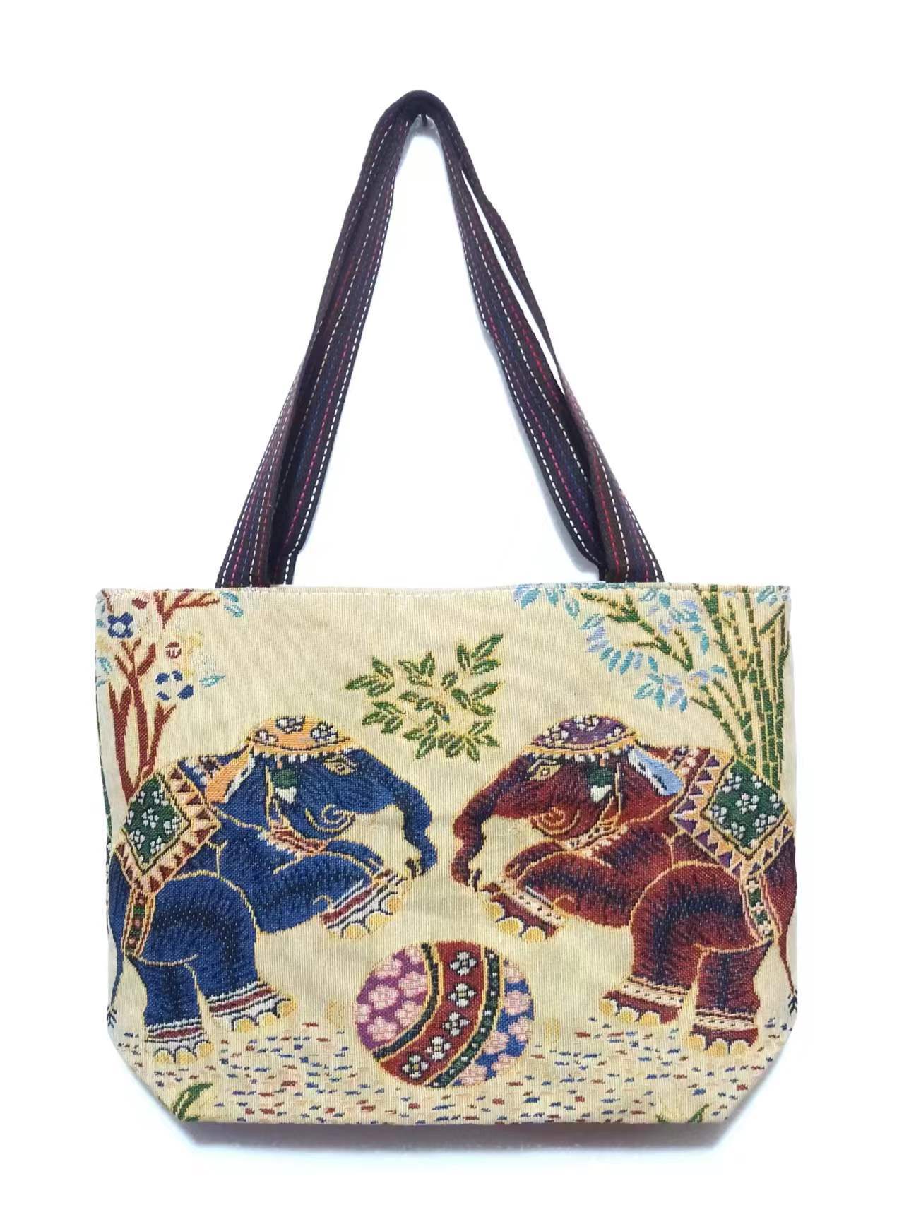 Women's Style Medium Canvas Large Double Sided Shoulder Bags
