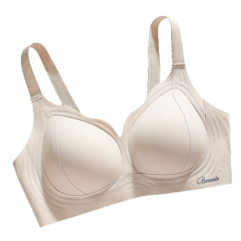 Women's Soft Support Seamless Breast Holding Underwear Big Chest Bras
