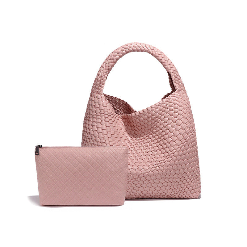 Women's Hand-woven Fashion Portable Korean Style Large Capacity Women's Shoulder Bag