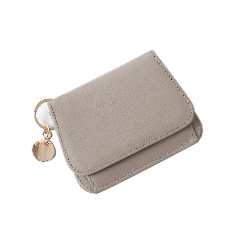 Women's Korean Genuine Leather Short Cowhide High-grade Purses