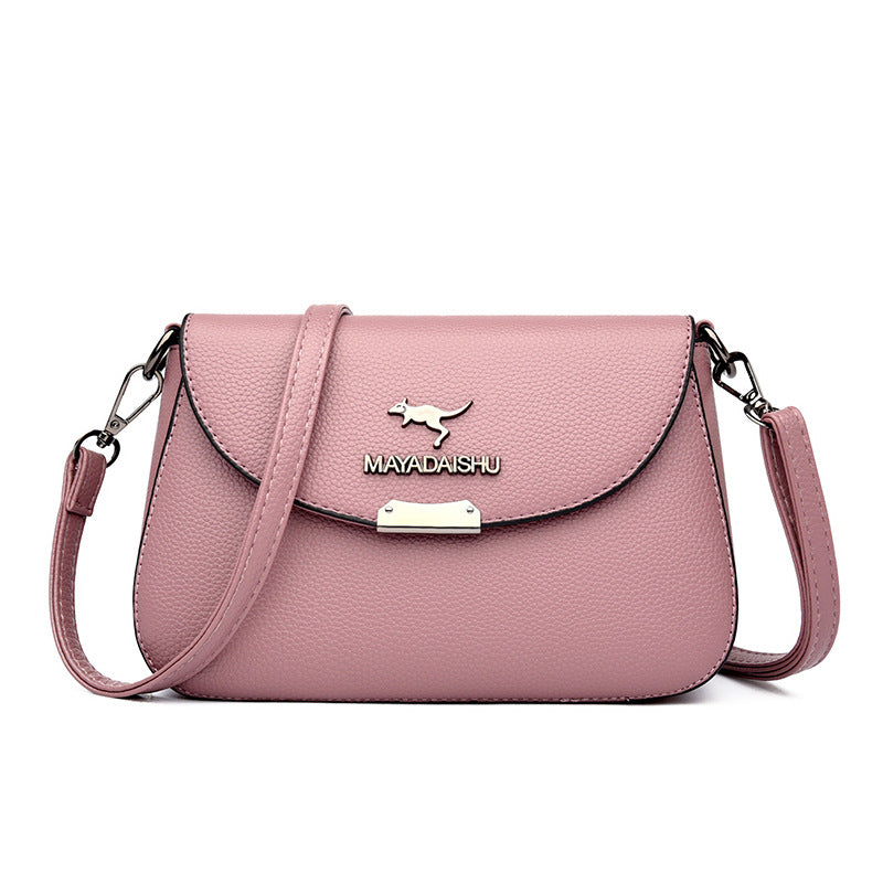 Women's Soft Leather Fashion Large Capacity Mom Bags