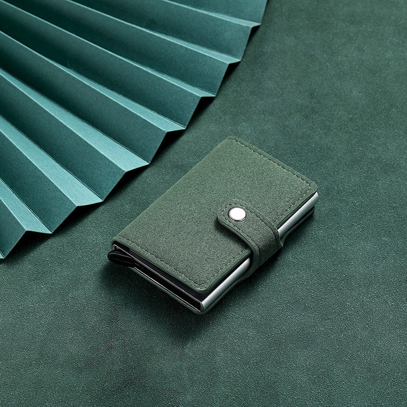 Women's & Men's & Metal Automatic Pop-up Cassette Good-looking Card Holder