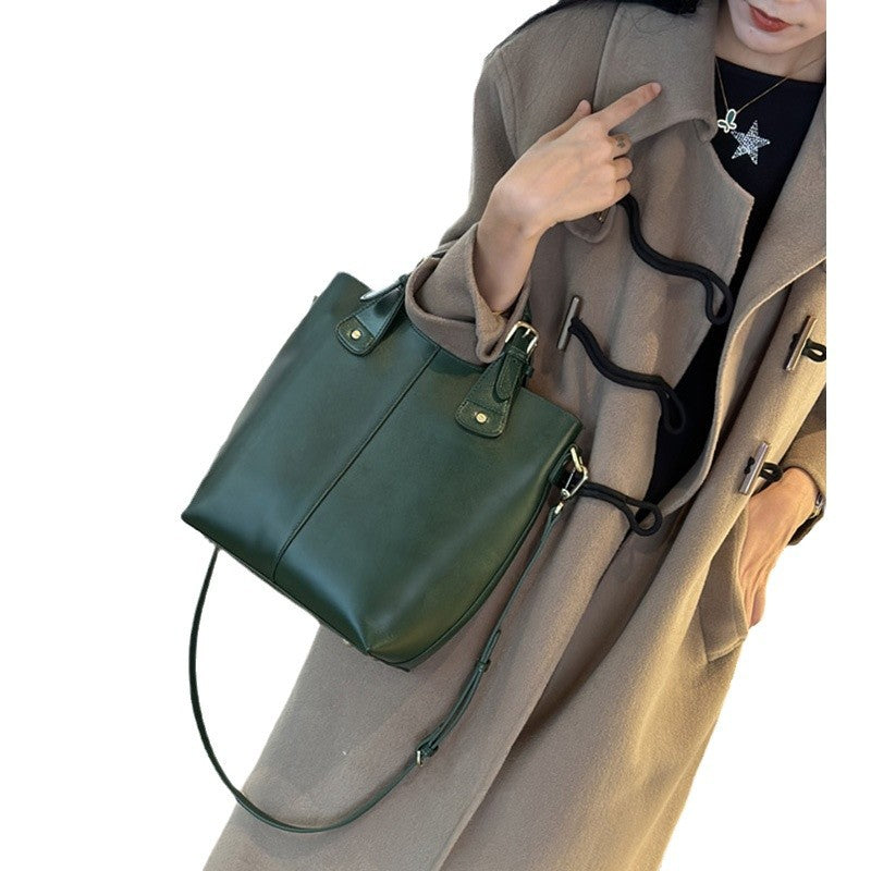 Comfortable Women's Genuine Leather For High-grade Women's Shoulder Bag