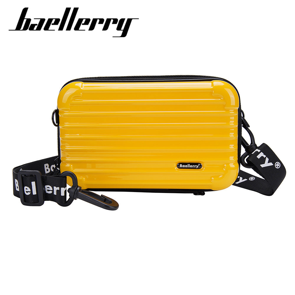 Women's Storage Hard Shell Striped Mini Box Cosmetic Bags