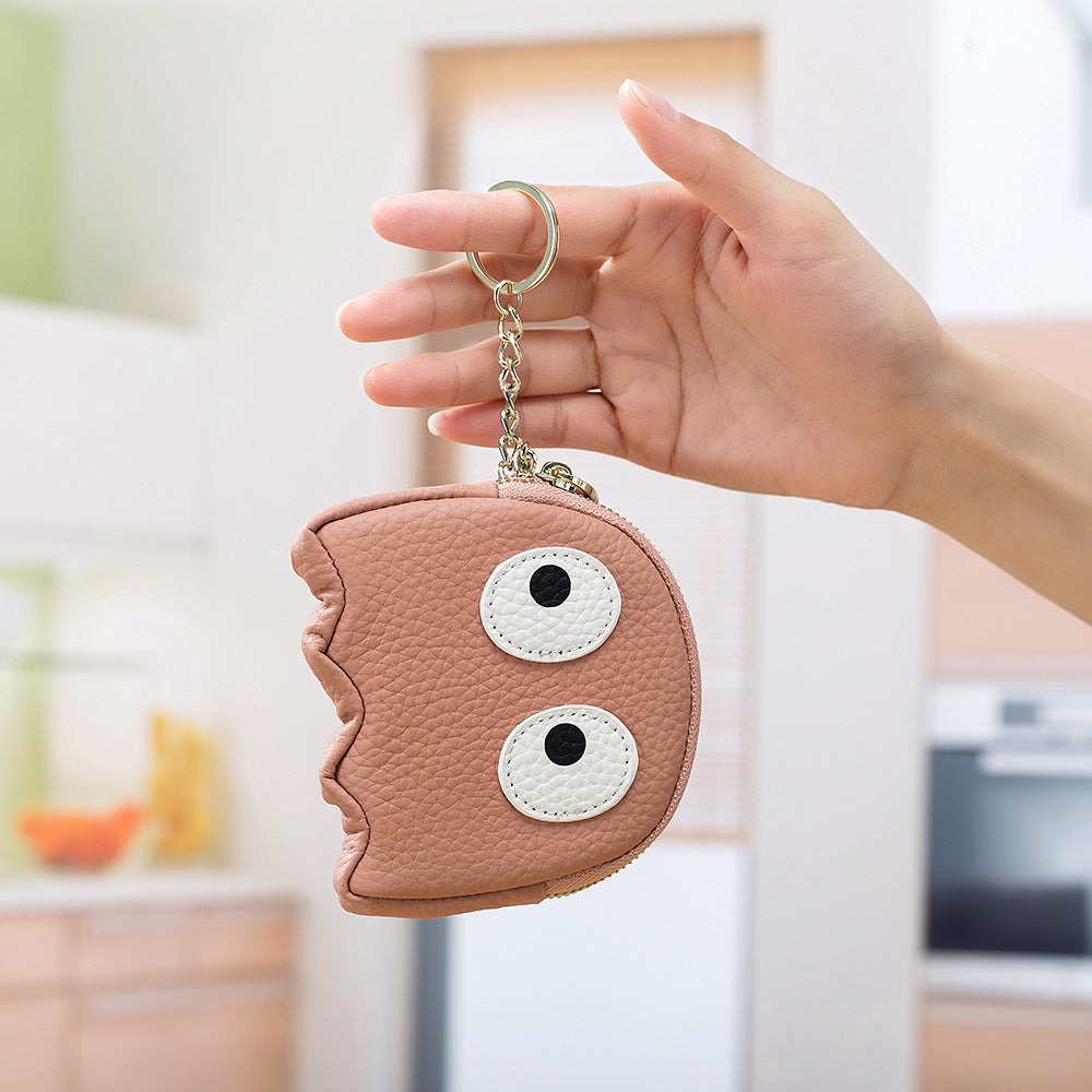 Design Cute Soft First Layer Cowhide Mini Coin Purses