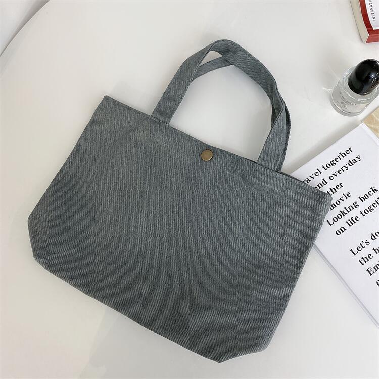 New Women's Canvas Portable Lunch Box Handbags