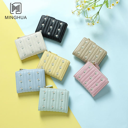 Women's New Short Simple Summer Zipper Ladies Wallets