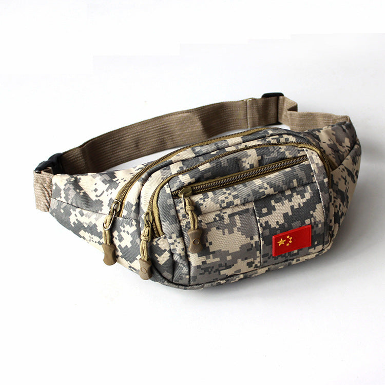 Men's Army Fan Large Capacity Business Collect Men's Waist Packs