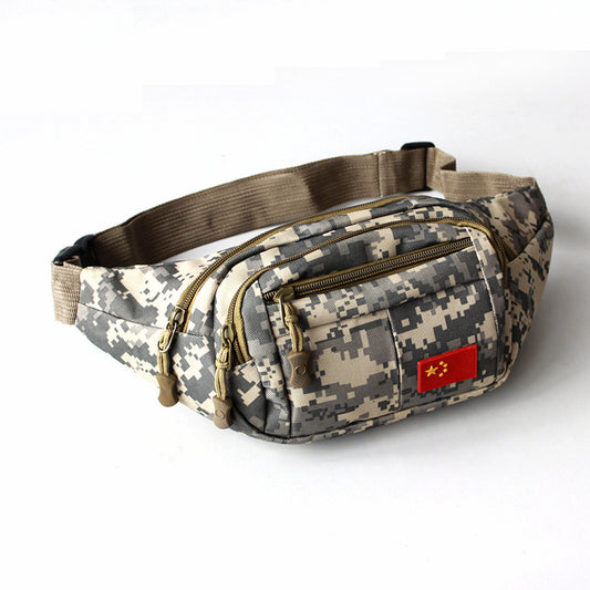 Men's Army Fan Large Capacity Business Collect Men's Waist Packs