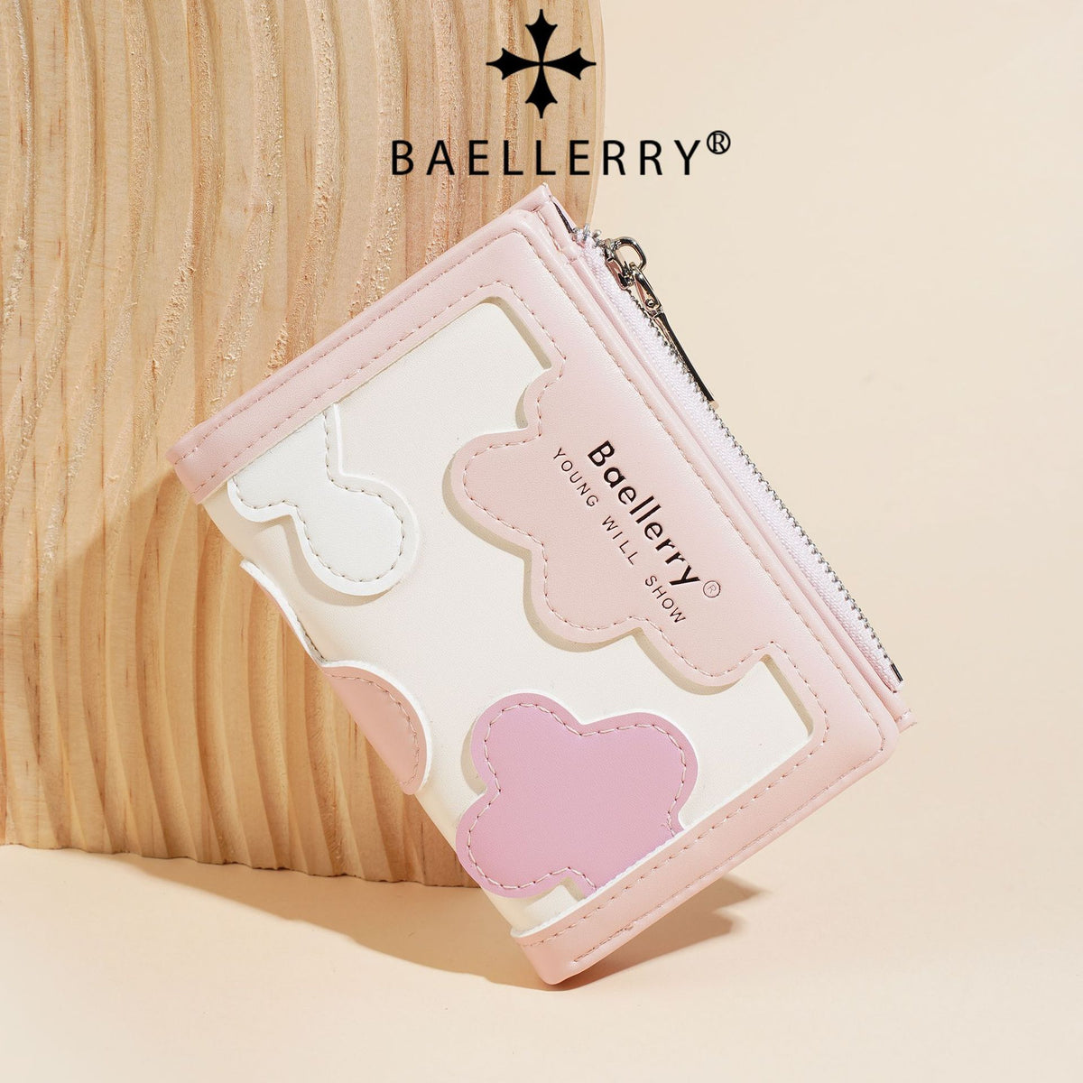 Women's Short High-grade Contrast Color Cartoon Fashion Fresh Ladies Wallet