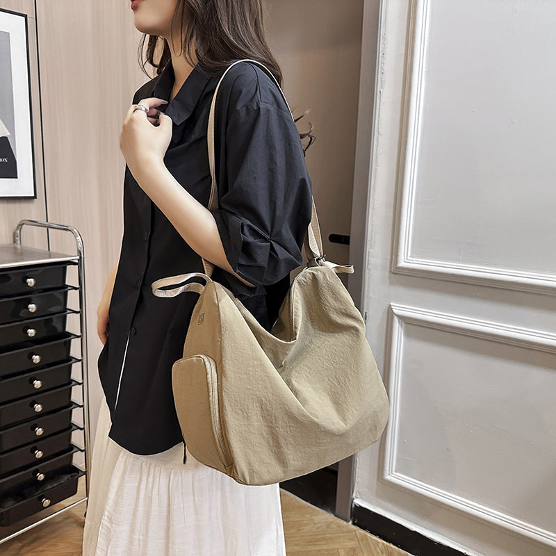 Women's Lightweight Nylon Oxford Cloth Hand Carrying Women's Shoulder Bag