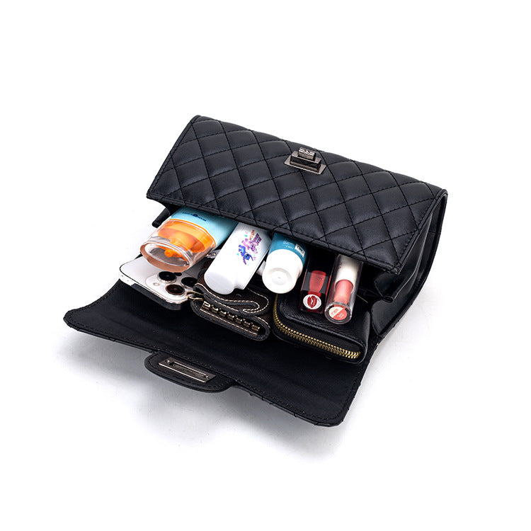 Women's Versatile Chain Large Capacity Fashion Diamond Pattern Daily Bags