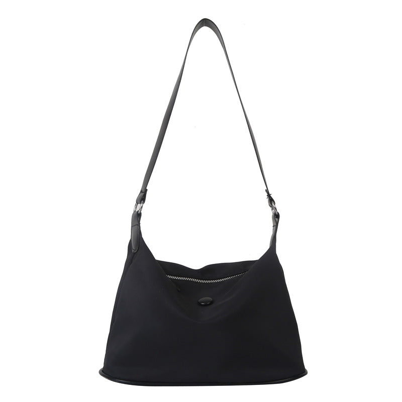 Women's Underarm Oxford Cloth Advanced Texture Solid Color Simple Commute Women's Shoulder Bag