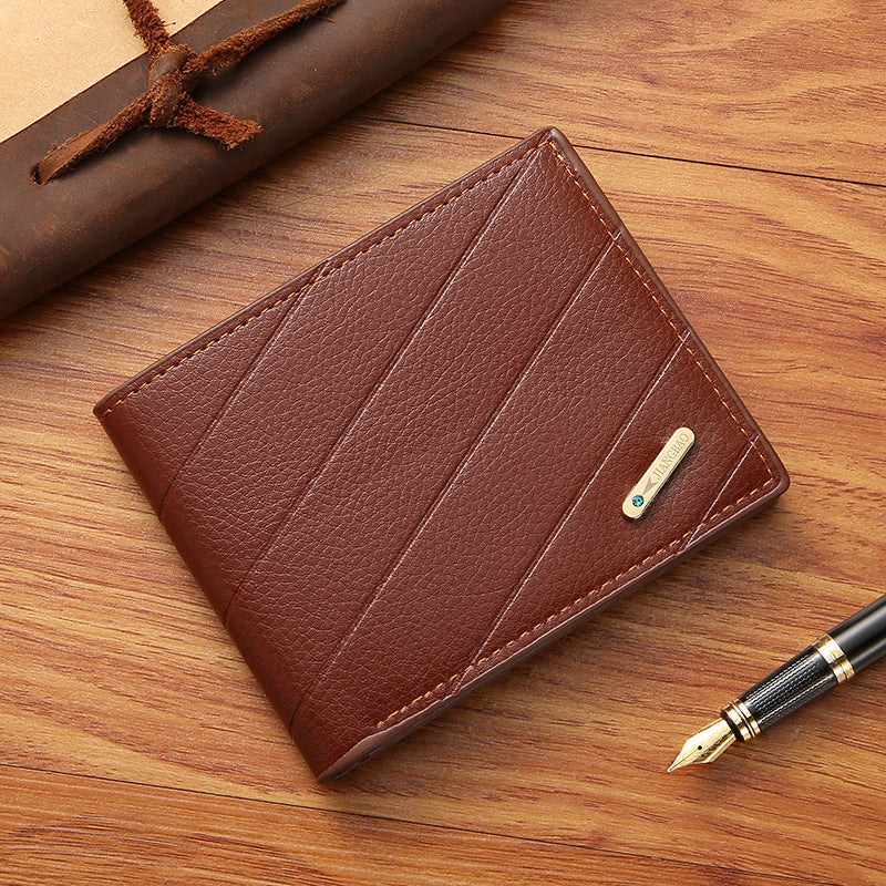 Men's Short Multiple Slots Fashion Leisure Male Youth Men's Wallets