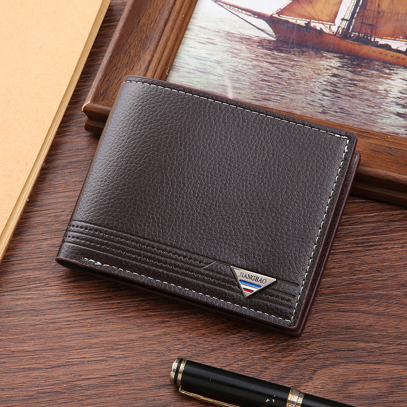 Men's Short Male Youth Business Fashion Large Men's Wallets