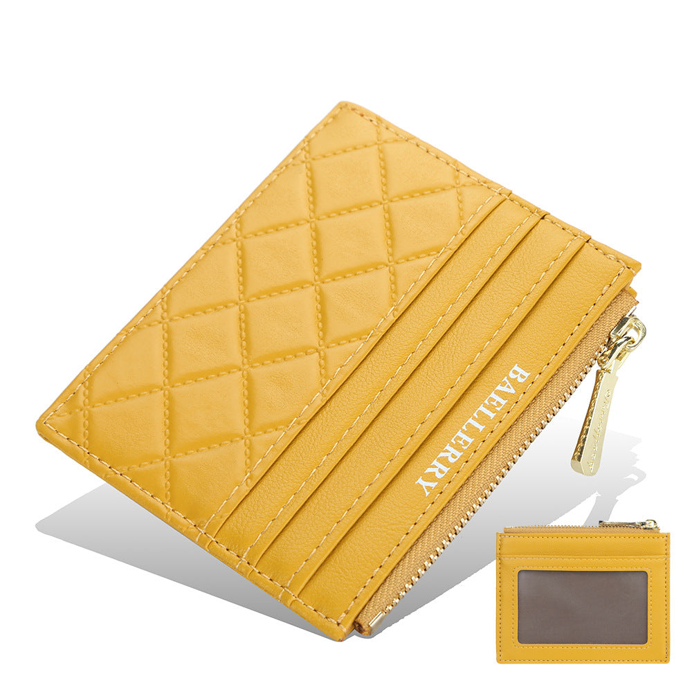 Women's Short Korean Style Zipper Fashion Large Capacity Ladies Wallet