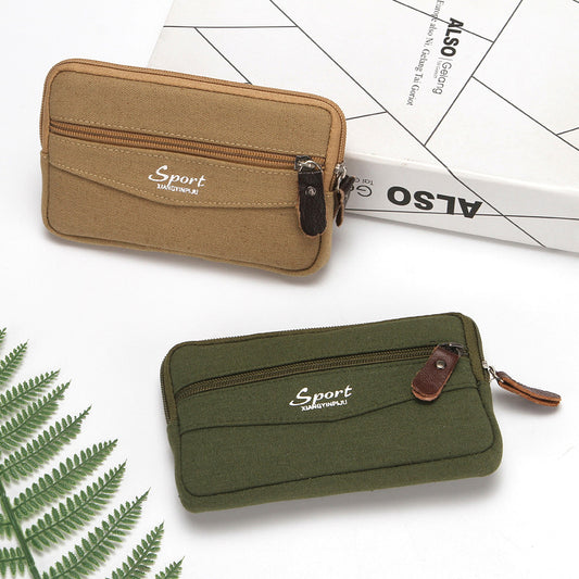 Single-layer Inch Mobile Canvas Construction Site Phone Bags
