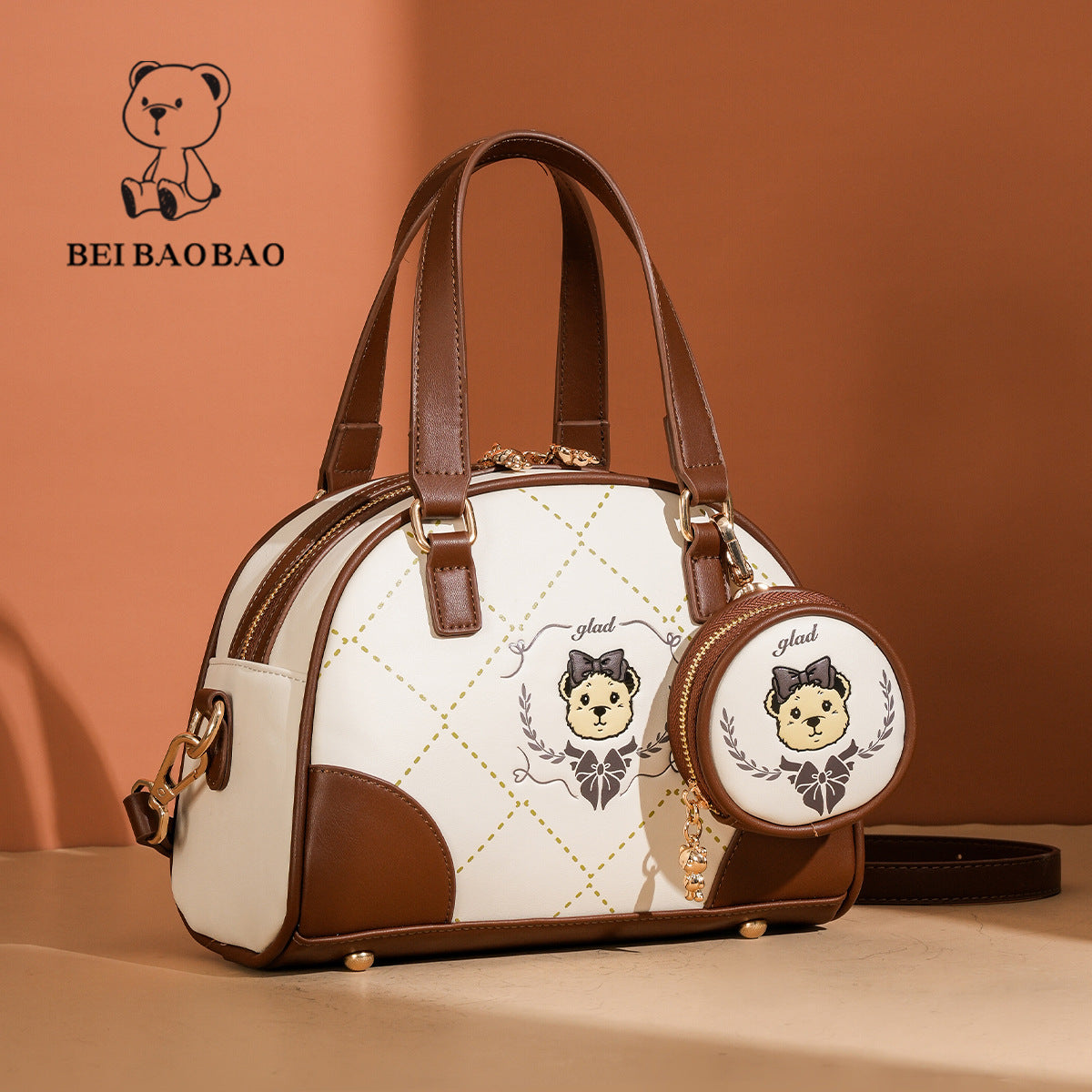 Women's Source Fashion Fresh Lady Contrast Color Dumpling Shopping Women's Messenger Bag