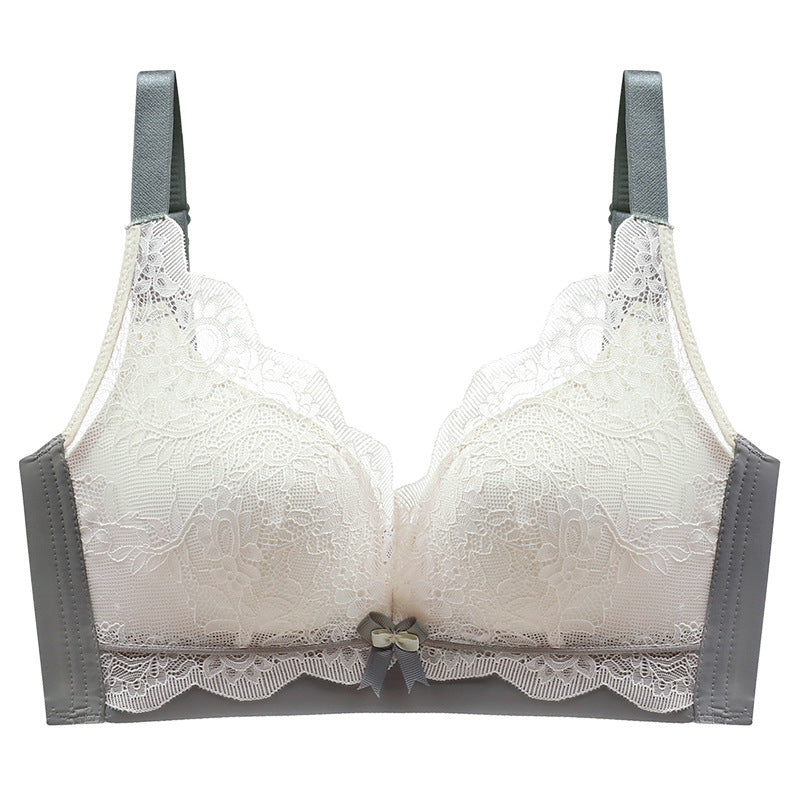Lace Latex Without Steel Ring Small Bras