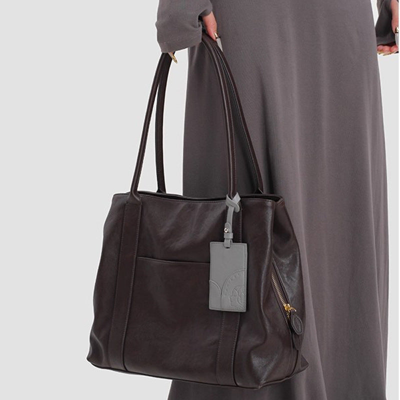 Women's Large Capacity Retro Super Popular Commuter Underarm Women's Shoulder Bag