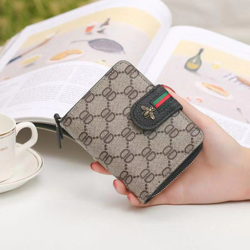 Women's Retro Short Zipper Simple Cute Ladies Wallets