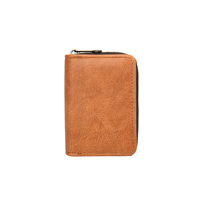 Women's & Men's & Simple Retro Exquisite Multiple Slots Large Card Holder