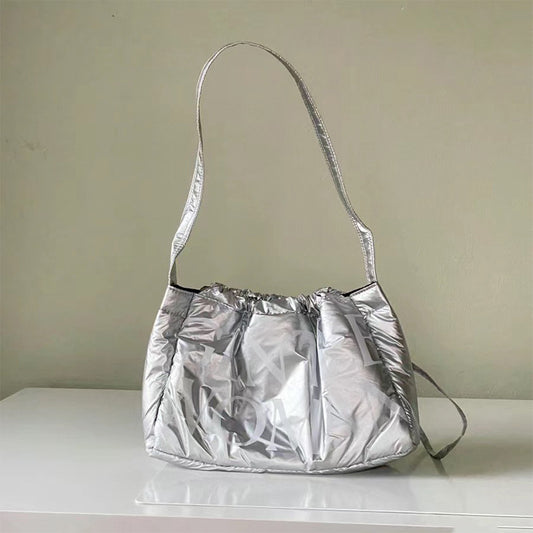 Women's Quilted Down Puffy Dumpling Fashion Shoulder Bags