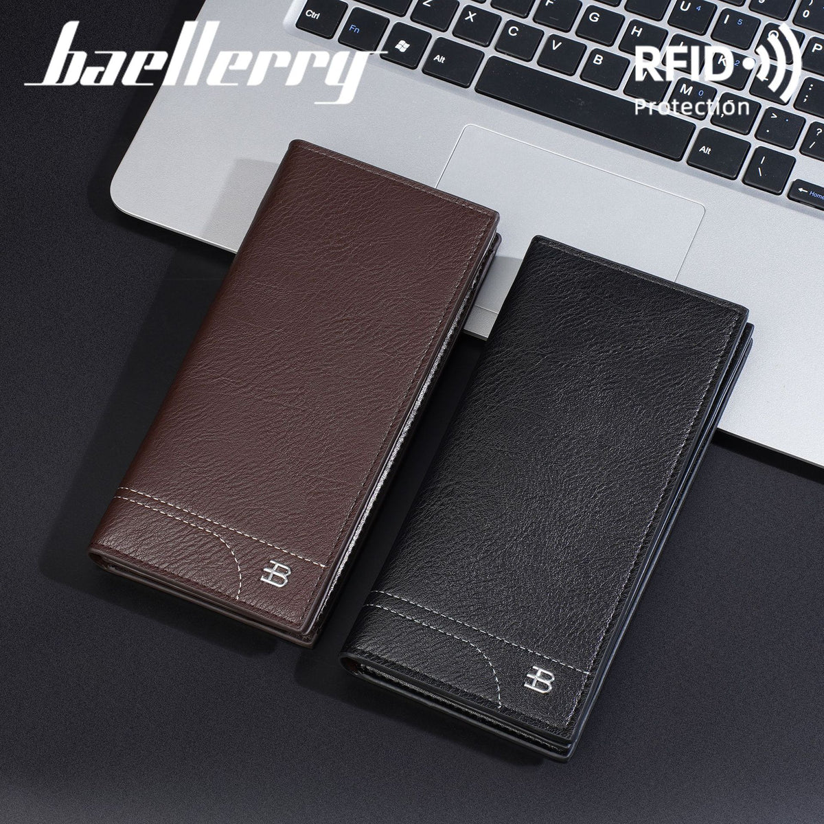 Men's High-grade Retro Multiple Slots Two-fold Suit Men's Wallet