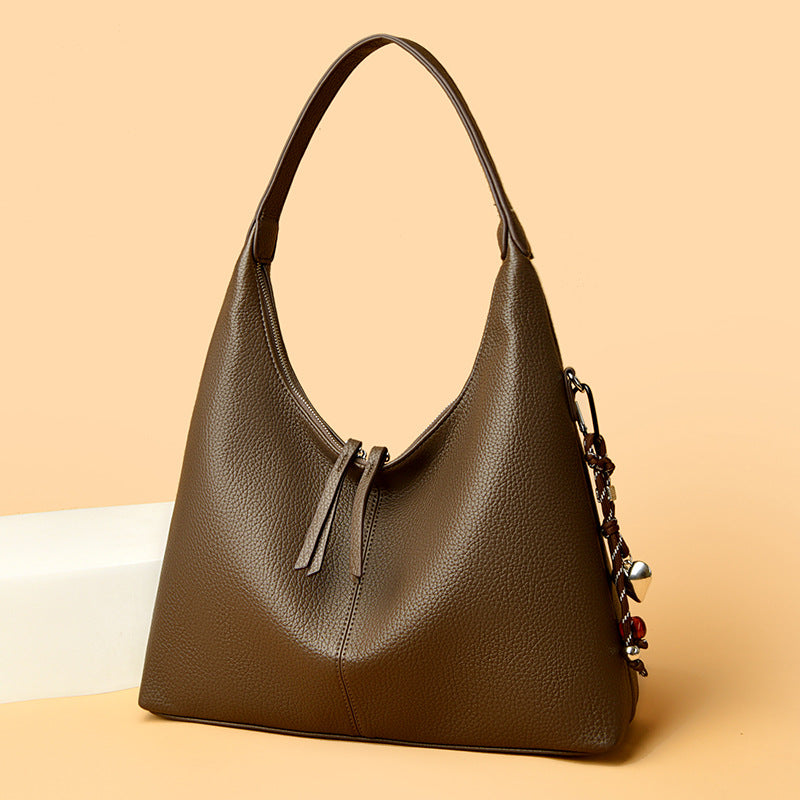 Spring Large Capacity Totes Minimalist Retro Fashion Underarm Women's Shoulder Bag