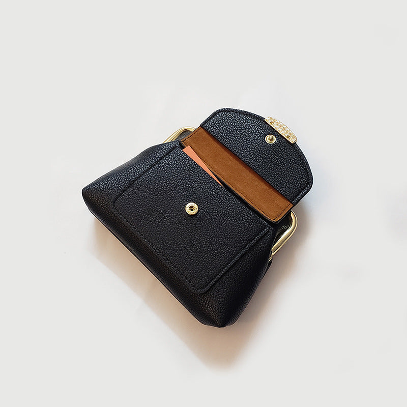 Women's Lychee Pattern Fashion For Short Cute Trendy Coin Purses