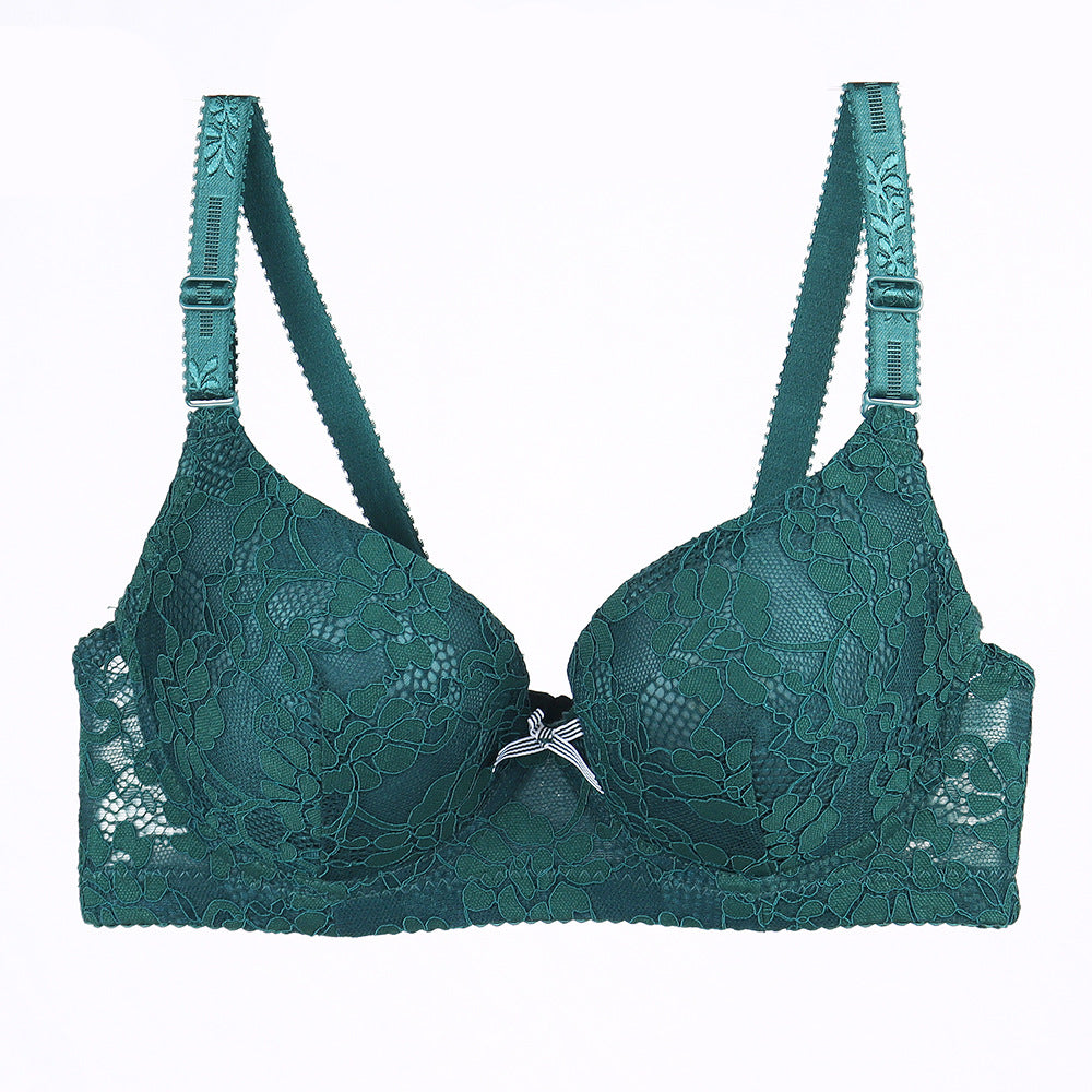 Breasts Contracting Female Lace Thin Soft Bras