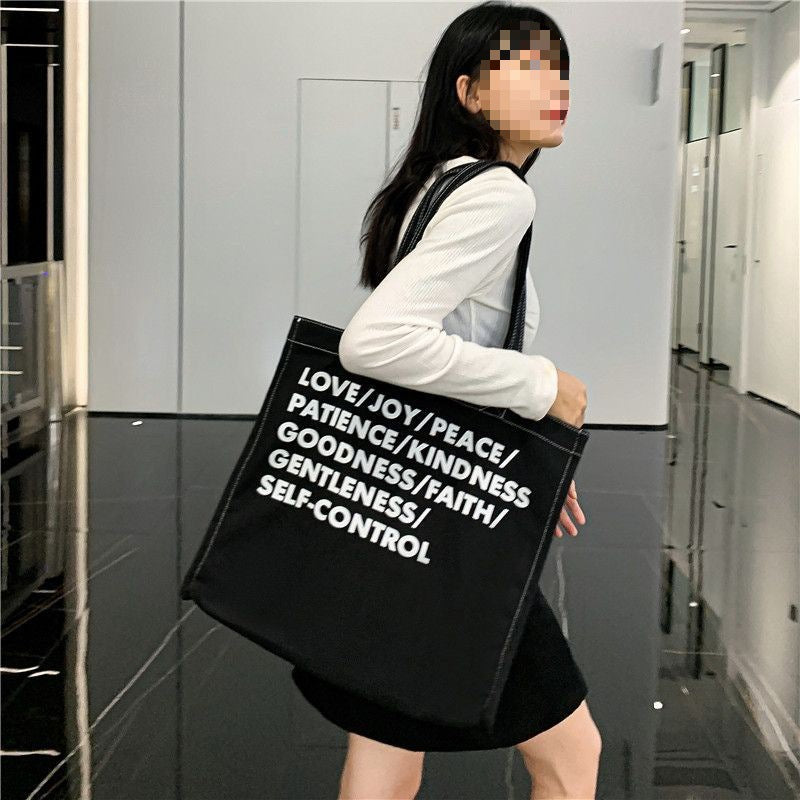 Elegant Canvas Book Party Commuter Extra Handbags