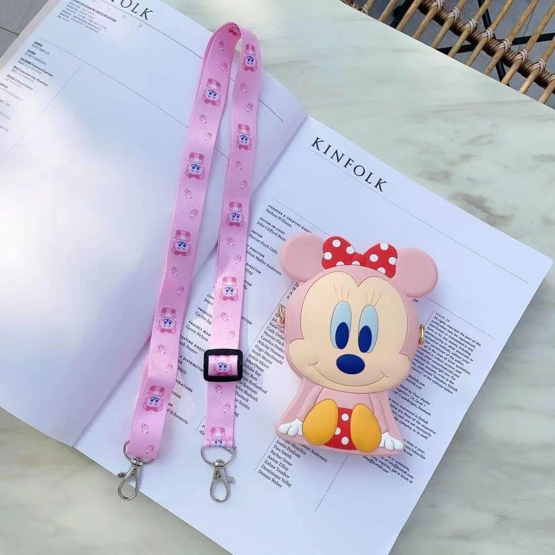 Men's & Children's & Silicone Soft Girlish Storage Cute Bags