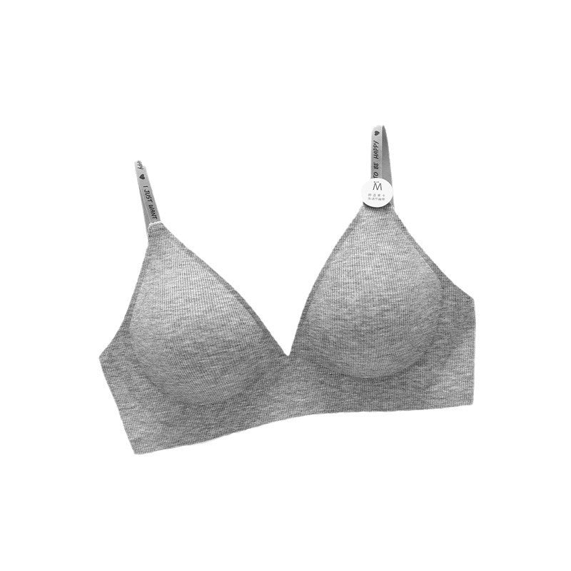 Women's Wireless Push Up Underwear Simple Deep Bras