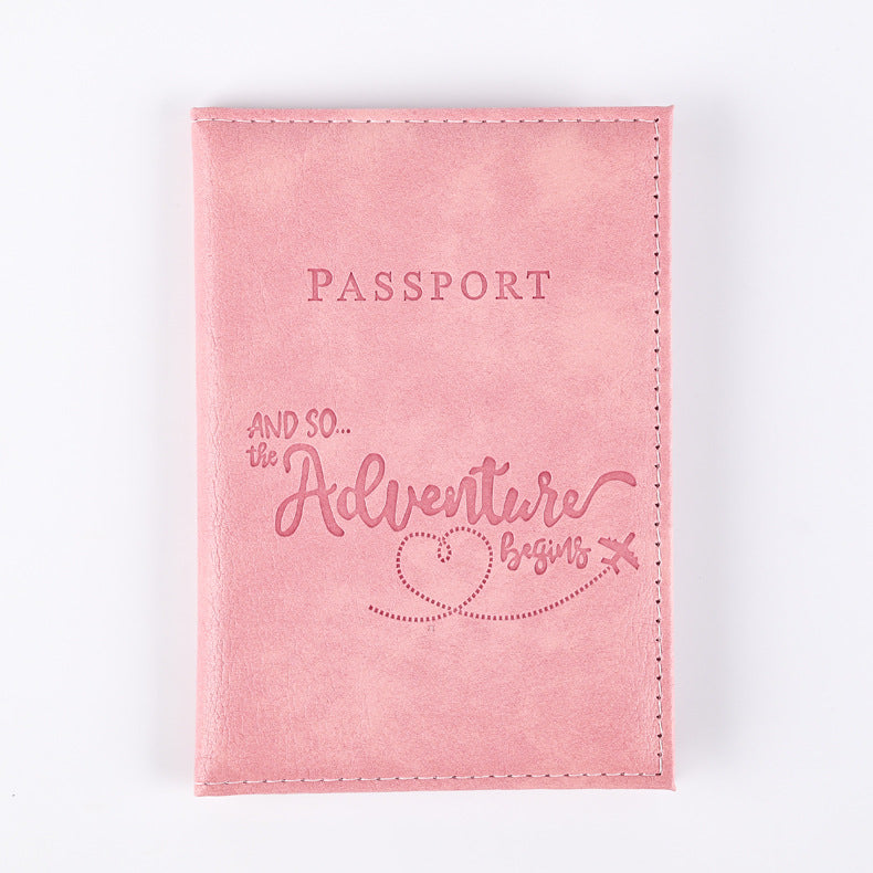 Grain Color Changing Passport Cover Ticket Card Holder