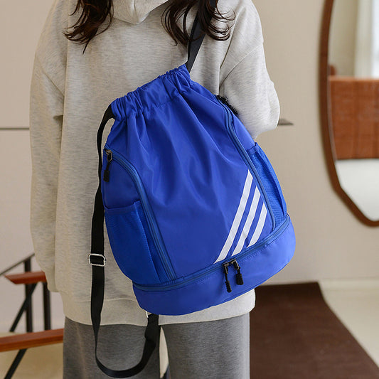 Basketball Large Capacity Workout Swimming Drawstring Backpacks